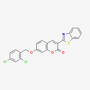 3-(1,3-Benzothiazol-2-YL)-7-((2,4-dichlorobenzyl)oxy)-2H-chromen-2-one