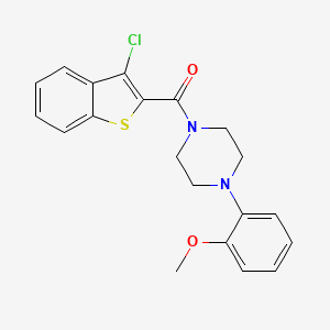 (3-Chloro-1-benzothiophen-2-yl)[4-(2-methoxyphenyl)piperazin-1-yl]methanone