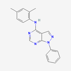 molecular formula C19H17N5 B11653595 N-(2,4-dimethylphenyl)-1-phenyl-1H-pyrazolo[3,4-d]pyrimidin-4-amine 