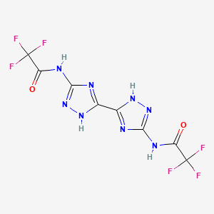 3,3'-Bi-(1,2,4-4H-triazole), 5,5'-di(trifluoroacetylamino)-