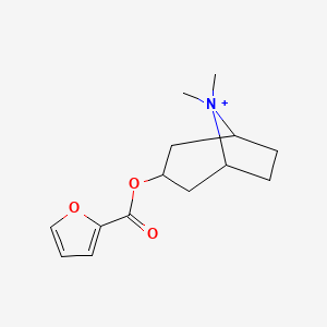 3-[(2-Furanylcarbonyl)oxy]-8,8-dimethyl-8-azoniabicyclo[3.2.1]octane