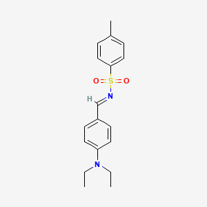 N-{(E)-[4-(diethylamino)phenyl]methylidene}-4-methylbenzenesulfonamide