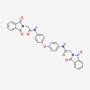 N,N'-(oxydibenzene-4,1-diyl)bis[2-(1,3-dioxo-1,3-dihydro-2H-isoindol-2-yl)acetamide]