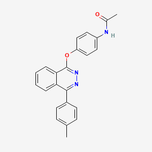 N-(4-{[4-(4-methylphenyl)phthalazin-1-yl]oxy}phenyl)acetamide