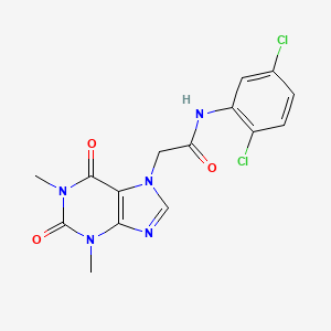 N-(2,5-dichlorophenyl)-2-(1,3-dimethyl-2,6-dioxopurin-7-yl)acetamide