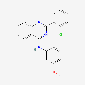 2-(2-chlorophenyl)-N-(3-methoxyphenyl)quinazolin-4-amine