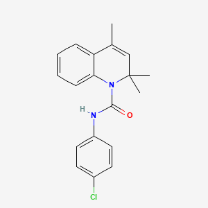 N-(4-chlorophenyl)-2,2,4-trimethylquinoline-1(2H)-carboxamide