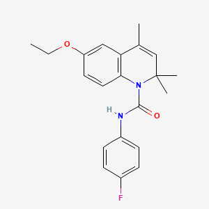 6-ethoxy-N-(4-fluorophenyl)-2,2,4-trimethylquinoline-1(2H)-carboxamide