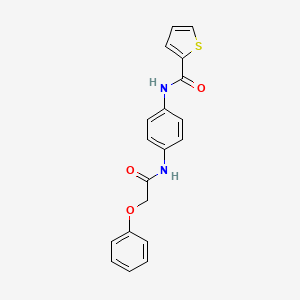 N-[4-(2-Phenoxyacetamido)phenyl]thiophene-2-carboxamide