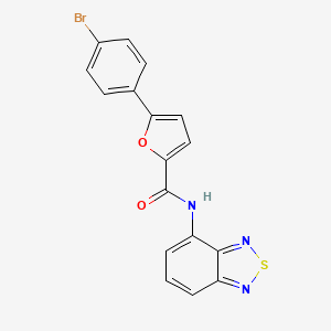 N-(2,1,3-benzothiadiazol-4-yl)-5-(4-bromophenyl)furan-2-carboxamide