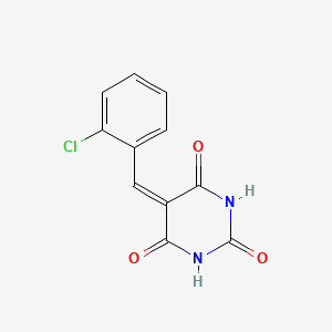 2,4,6(1H,3H,5H)-Pyrimidinetrione, 5-[(2-chlorophenyl)methylene]-