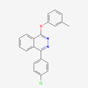 1-(4-Chlorophenyl)-4-(3-methylphenoxy)phthalazine