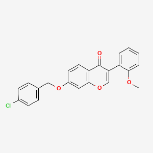 7-[(4-chlorobenzyl)oxy]-3-(2-methoxyphenyl)-4H-chromen-4-one