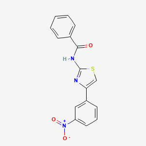 N-[4-(3-nitrophenyl)-1,3-thiazol-2-yl]benzamide