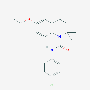 N-(4-chlorophenyl)-6-ethoxy-2,2,4-trimethyl-3,4-dihydroquinoline-1(2H)-carboxamide