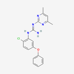 1-(2-Chloro-5-phenoxyphenyl)-2-(4,6-dimethylpyrimidin-2-yl)guanidine