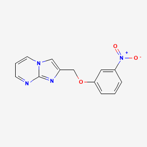 2-[(3-Nitrophenoxy)methyl]imidazo[1,2-a]pyrimidine