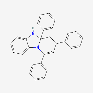 1,3,4a-Triphenyl-3,4,4a,5-tetrahydropyrido[1,2-a]benzimidazole