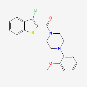 (3-Chloro-1-benzothiophen-2-yl)[4-(2-ethoxyphenyl)piperazin-1-yl]methanone