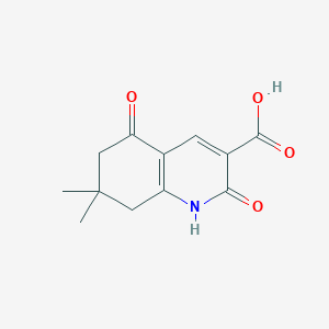 B011655 7,7-Dimethyl-2,5-dioxo-1,2,5,6,7,8-hexahydroquinoline-3-carboxylic acid CAS No. 106551-79-5