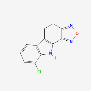 9-chloro-5,10-dihydro-4H-[1,2,5]oxadiazolo[3,4-a]carbazole