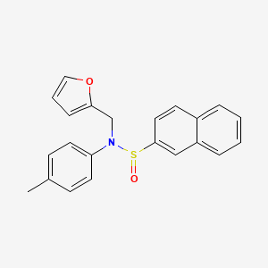 N-(2-furylmethyl)-N-(4-methylphenyl)-2-naphthalenesulfinamide