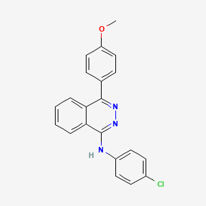 N-(4-chlorophenyl)-4-(4-methoxyphenyl)phthalazin-1-amine