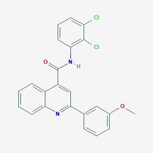 N-(2,3-dichlorophenyl)-2-(3-methoxyphenyl)quinoline-4-carboxamide