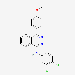 N-(3,4-dichlorophenyl)-4-(4-methoxyphenyl)phthalazin-1-amine