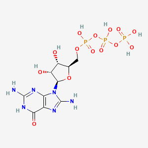 molecular formula C10H11FN2O B1165584 8-Aminoguanosine triphosphate CAS No. 101212-50-4