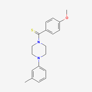 (4-Methoxyphenyl)[4-(3-methylphenyl)piperazin-1-yl]methanethione