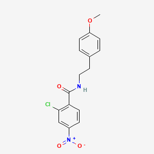 2-chloro-N-[2-(4-methoxyphenyl)ethyl]-4-nitrobenzamide