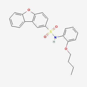 Benzo[b]benzofuran-2-sulfonamide, N-(2-butoxyphenyl)-