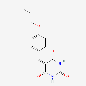 5-(4-propoxybenzylidene)pyrimidine-2,4,6(1H,3H,5H)-trione