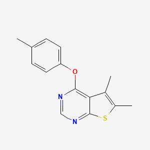 5,6-Dimethyl-4-(4-methylphenoxy)thieno[2,3-d]pyrimidine