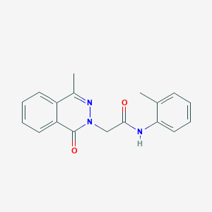 2-(4-Methyl-1-oxo-1H-phthalazin-2-yl)-N-o-tolyl-acetamide