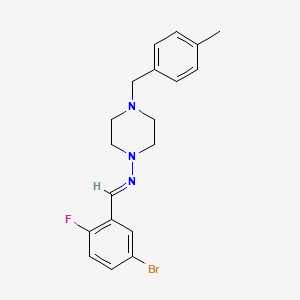 (5-Bromo-2-fluoro-benzylidene)-[4-(4-methyl-benzyl)-piperazin-1-yl]-amine