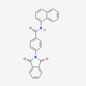 4-(1,3-dioxo-1,3-dihydro-2H-isoindol-2-yl)-N-1-naphthylbenzamide