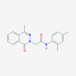 N-(2,4-dimethylphenyl)-2-(4-methyl-1-oxophthalazin-2-yl)acetamide