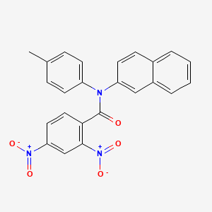 N-(4-methylphenyl)-N-(naphthalen-2-yl)-2,4-dinitrobenzamide