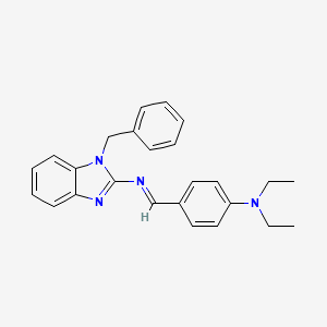 1-benzyl-N-{(E)-[4-(diethylamino)phenyl]methylidene}-1H-benzimidazol-2-amine