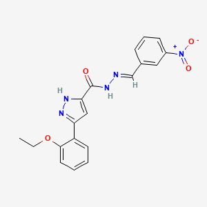 3-(2-Ethoxyphenyl)-N'-(3-nitrobenzylidene)-1H-pyrazole-5-carbohydrazide