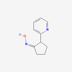 (1Z)-N-hydroxy-2-(pyridin-2-yl)cyclopentanimine