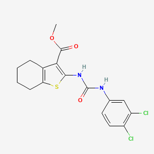 Methyl 2-{[(3,4-dichlorophenyl)carbamoyl]amino}-4,5,6,7-tetrahydro-1-benzothiophene-3-carboxylate