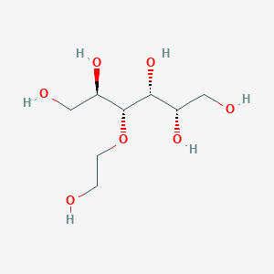 molecular formula C8H18O7 B1165733 3-Hydroxyethyl sorbitol CAS No. 110204-69-8