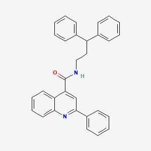 N-(3,3-diphenylpropyl)-2-phenylquinoline-4-carboxamide