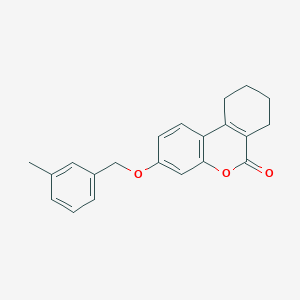 3-[(3-methylbenzyl)oxy]-7,8,9,10-tetrahydro-6H-benzo[c]chromen-6-one