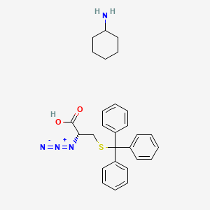 molecular formula C28H32N4O2 B1165765 N3-L-Cys(Trt)-OH*CHA 