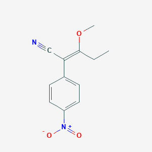 B116577 (Z)-3-methoxy-2-(4-nitrophenyl)pent-2-enenitrile CAS No. 885428-60-4