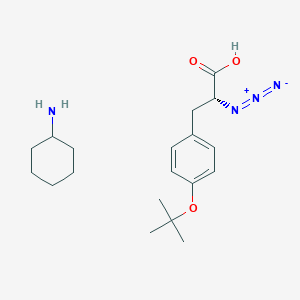 (2R)-2-azido-3-[4-[(2-methylpropan-2-yl)oxy]phenyl]propanoic acid;cyclohexanamine